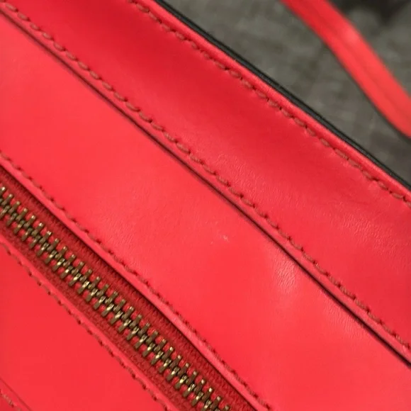 Kate Spade Tote Sawyer Street Tori Large Pink Coral Leather Bag - Picture 12 of 17